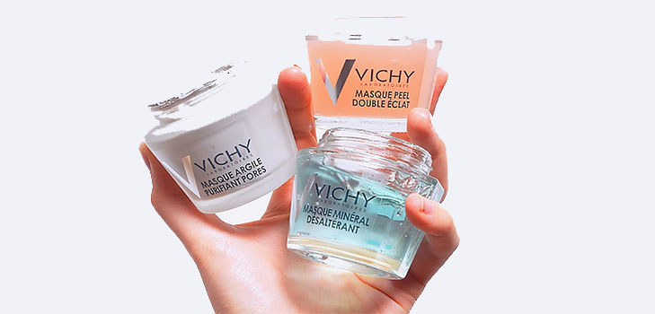 Efeito triplo: máscara mineral Vichy
