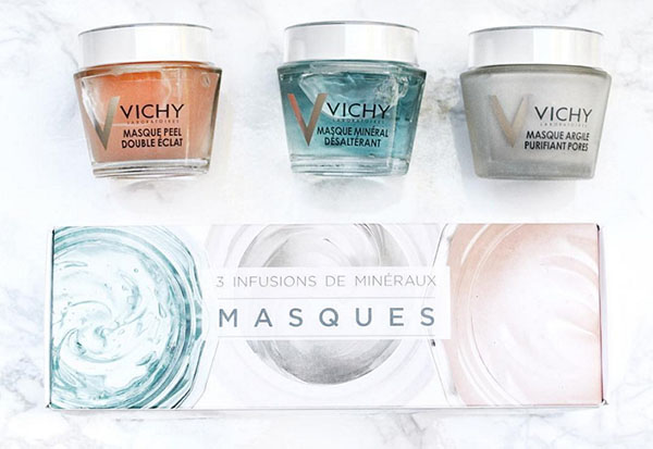 Efeito triplo: máscara mineral Vichy