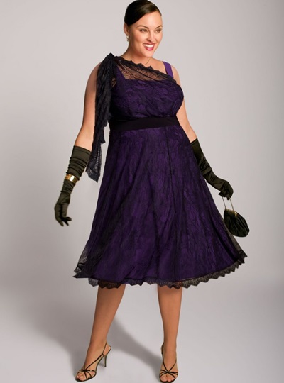 Bonitos vestidos de noite para mulheres gordas