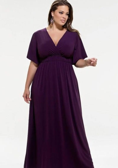 Bonitos vestidos de noite para mulheres gordas