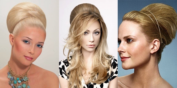 Idéias de penteados noturnos com as mãos no cabelo médio