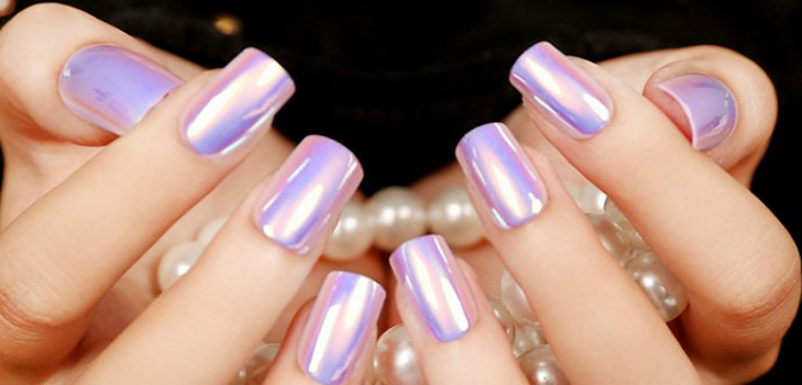 Manicure "Espelho" - Outono tendência-2016