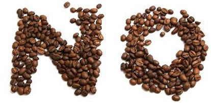 Recomendação nº 6: menos cafeína