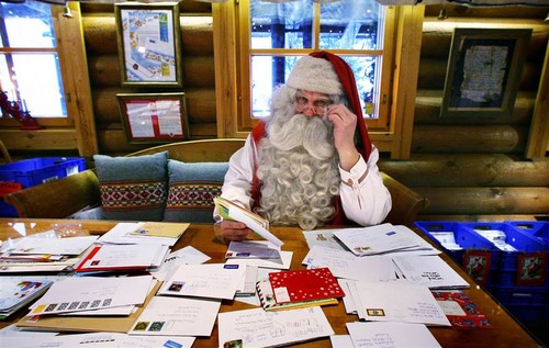 Letras originais para Papai Noel de crianças e adultos