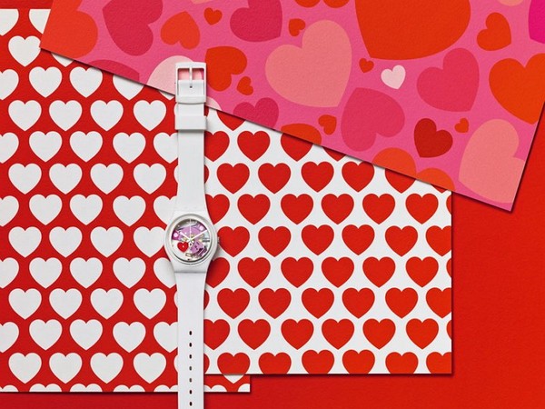Mais amor: uma surpresa da marca de relógios suíça Swatch