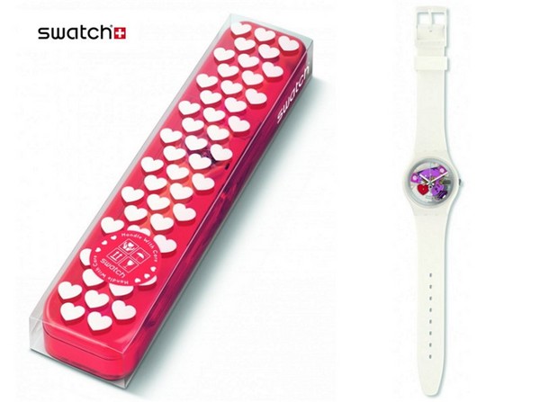 Mais amor: uma surpresa da marca de relógios suíça Swatch