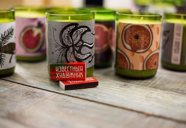 Surpresa de beleza: velas interiores Artista famoso