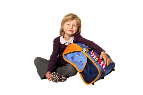 Mochila para um primeiro grader