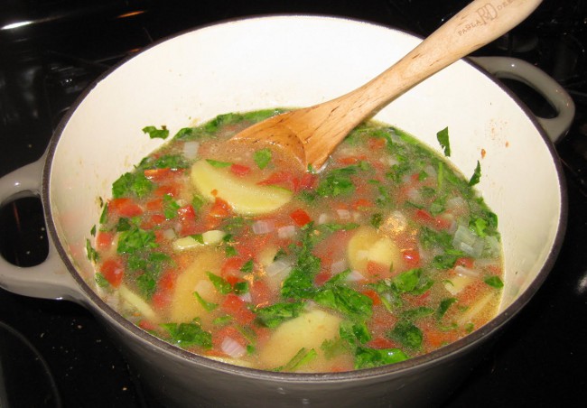Cozinhando ao ar livre
