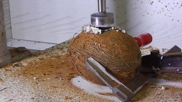 Como abrir um coco em casa