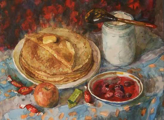 Como desenhar Shrovetide? Desenhe férias de primavera com as crianças