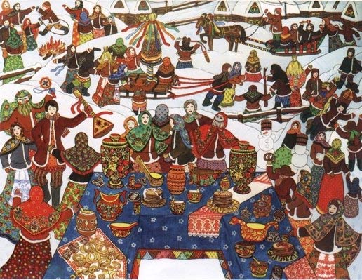 Como desenhar Shrovetide? Desenhe férias de primavera com as crianças