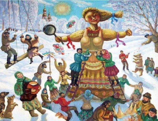 Como desenhar Shrovetide? Desenhe férias de primavera com as crianças