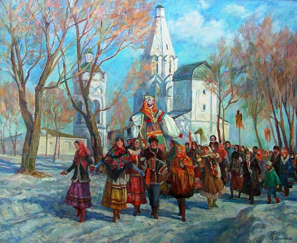 Como desenhar Shrovetide? Desenhe férias de primavera com as crianças