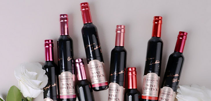 Cosméticos em um copo: uma coleção de maquiagem de vinho Chateau Labiotte