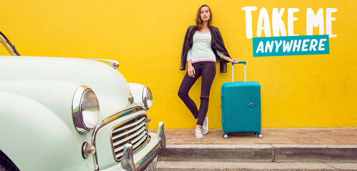 Verão na estrada: malas brilhantes American Tourister Soundbox