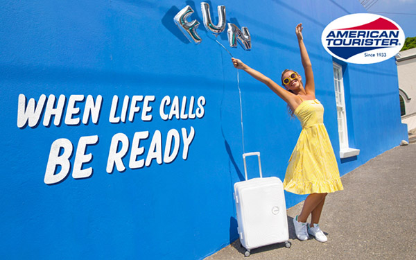 Verão na estrada: malas brilhantes American Tourister Soundbox