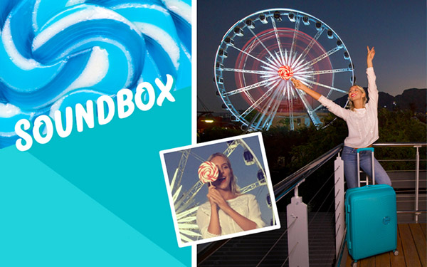 Verão na estrada: malas brilhantes American Tourister Soundbox
