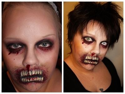 Zombie Makeover para Halloween 2016: foto, vídeo, como fazer suas próprias mãos