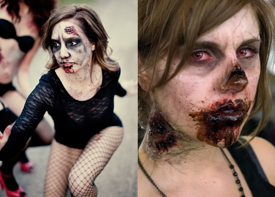 Zombie Makeover for Halloween: foto, vídeo, como fazer suas próprias mãos
