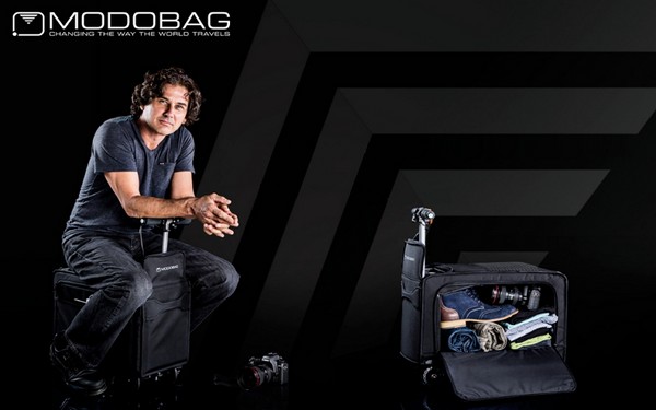 Modobag para viagens vívidas: a primeira mala motorizada