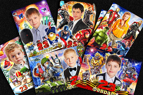 Parabéns meninos desde 23 de fevereiro