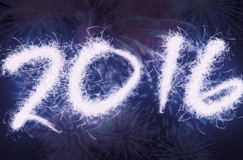 Parabéns pelo Ano Novo 2016 para os mais amados