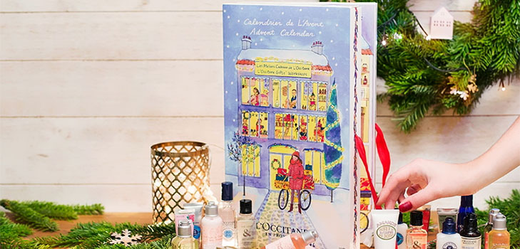 Modo festivo: calendário de advento L'Occitane