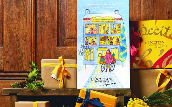 Modo festivo: calendário de advento L'Occitane