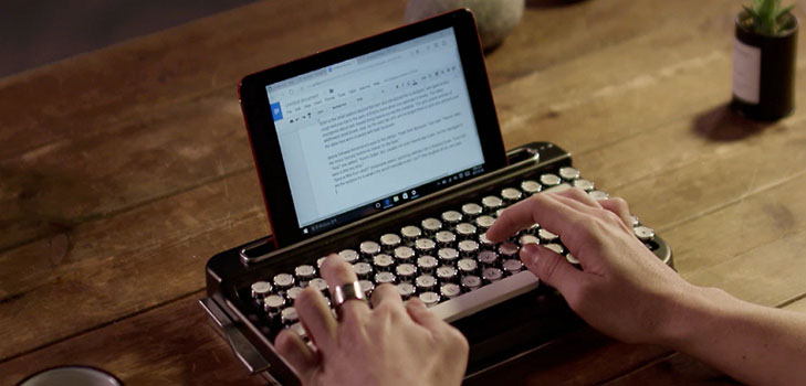 Trabalhando com prazer: o teclado de bolso Penna de Elretron