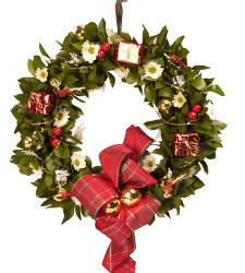 Grinalda de Natal com as próprias mãos Grinalda de Natal com as próprias mãos