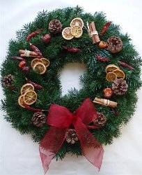 Grinalda de Natal com as próprias mãos Grinalda de Natal com as próprias mãos