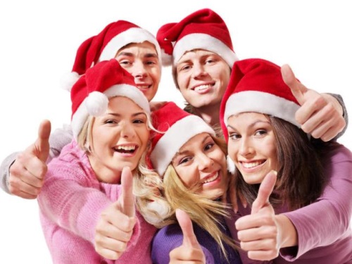 Cenário de férias com amigos