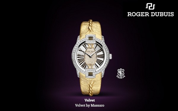 Charm of the 40's na linha de relógios de jóias Velvet by Massaro