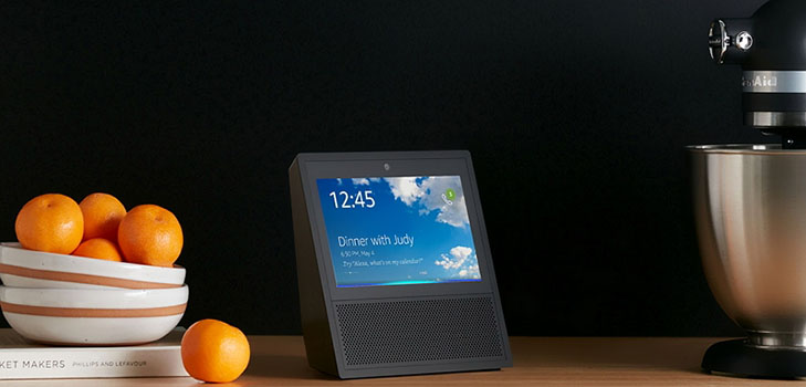 Acústica doméstica inteligente: sistema Amazon Echo Show