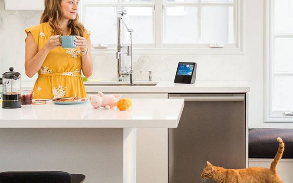 Acústica doméstica inteligente: sistema Amazon Echo Show