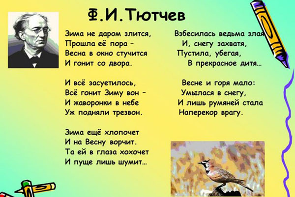 Poemas sobre a primavera dos poetas russos