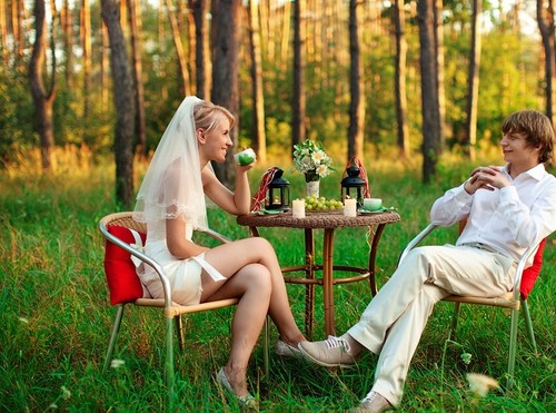 Os cenários originais para o segundo dia do casamento