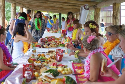 Os cenários originais para o segundo dia do casamento