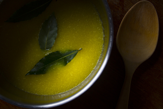 Foto de uma receita para geleia de laranjas