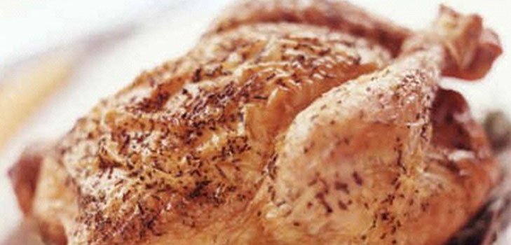Frango apetitoso no forno