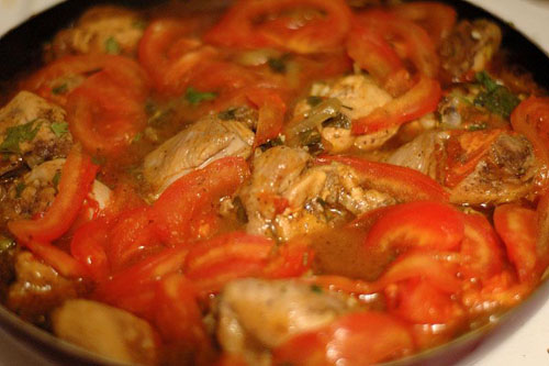 Chahokhbili de frango: como cozinhar