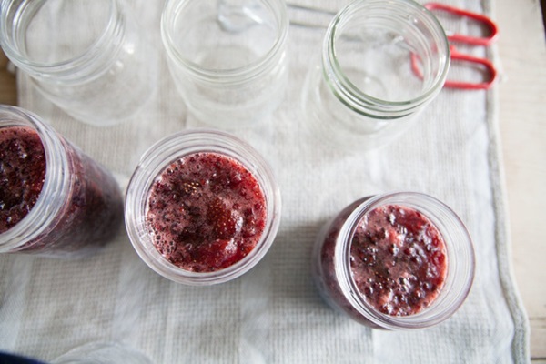 Merda de groselha vermelha - receitas para o inverno