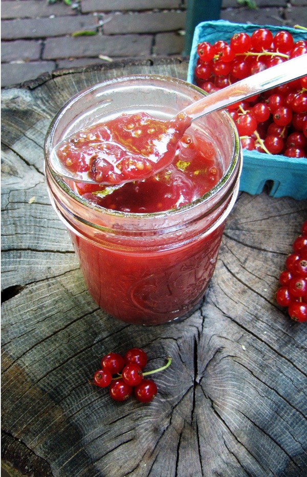 Merda de groselha vermelha - receitas para o inverno