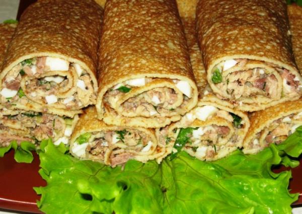 Segredos de culinária: receitas para as mais deliciosas panquecas recheadas com fotos e vídeos