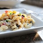 Salada italiana de macarrão a frio