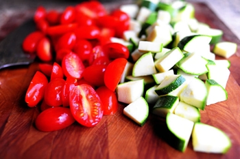 Receita para uma salada interessante com abobrinha