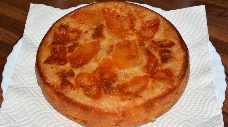 Foto de receita de torta de maçã em multivark