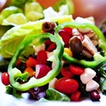 Foto da receita para uma salada leve e original para o aniversário de "Nova York"