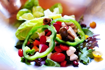 Foto da receita para uma salada leve e original para o aniversário de "Nova York"